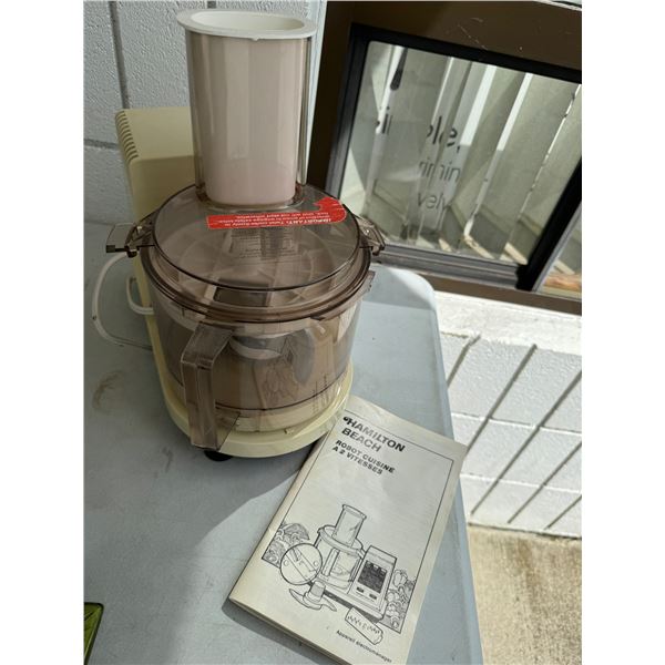 Hamilton beach food processor