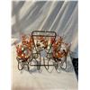 Image 2 : Vintage "autum leaves " bar set one missing