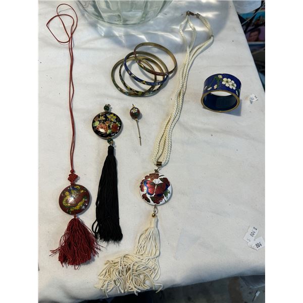 Costume jewelry and napkin ring