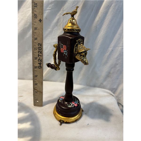Boar And Pheasant Pepper Mill Grinder musical over wound