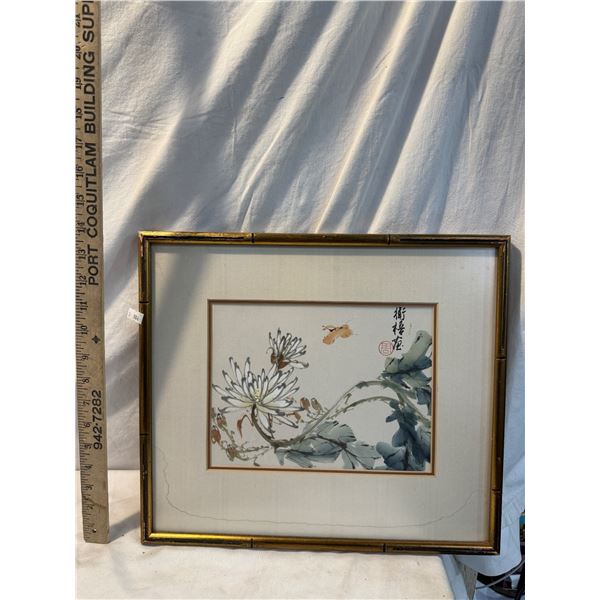 Asian art wall hanging