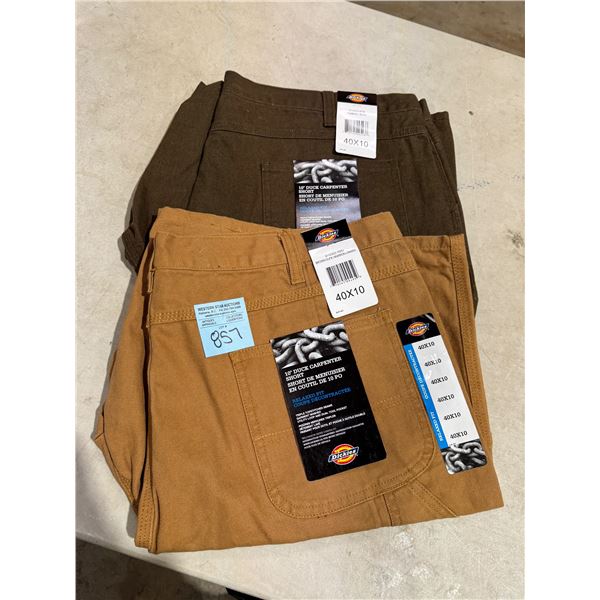 2 pair new dickies 40x10 shorts