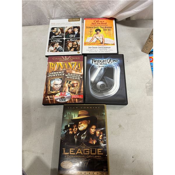5 DVDs