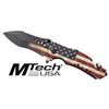 Image 1 : MC MTECH 3.75" DROP POINT FOLDER W/CUTTER US FLAG/SS