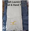 Image 1 : Luxurious cotton bath sheet and hand towel, soft and absorbent, new.