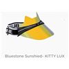 Image 1 : Bluestone adjustable sun visor, comfortable headband, gradient tint for eye protection, new.
