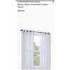 Image 1 : Elegant transparency, grommet top design for easy hanging, enhances natural light, new.