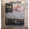 Image 1 : King-sized, temperature balancing with 100% cotton 500 thread count, hypoallergenic, and machine was
