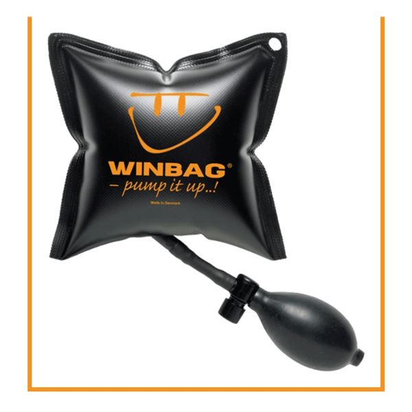 2 Pack inflatable air cushion for lifting and positioning, reusable with hand pump, new.