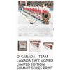 Image 2 : Limited edition team-signed print, commemorating 1972 hockey series, framed and certified, new.