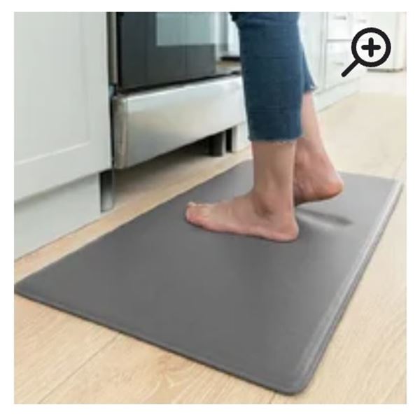 Cushioned anti-fatigue kitchen mat, non-slip and waterproof, new.