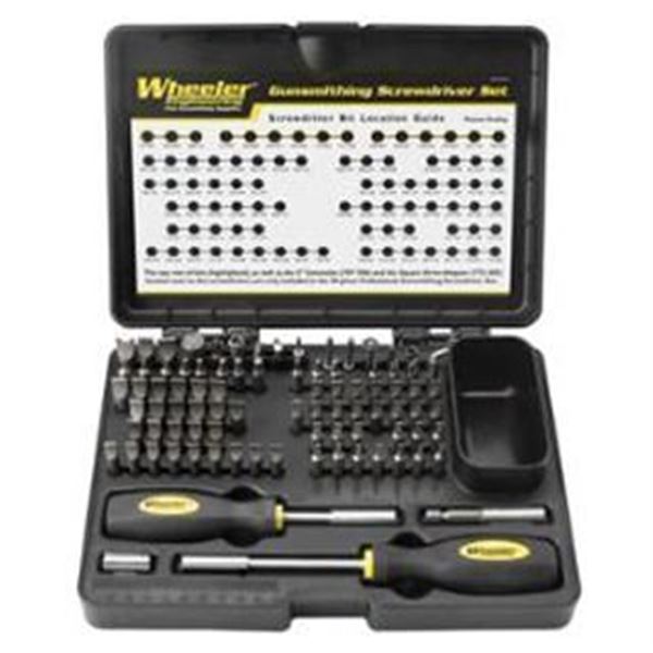 WHEELER 89PC DLX SCREW DRIVER GUNSMITH SET