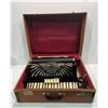 Image 1 : Antique KenTone Accordian in Case includes sheet music