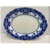 Image 1 : Early Myott Crumlin Flow Blue Oval Serving Platter 16Lx12W