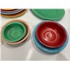 Image 3 : Collection of Colourful Vintage Fiestaware, Various Sized Plates