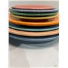 Image 2 : Collection of Colourful Vintage Fiestaware, Various Sized Plates