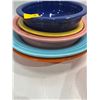 Image 4 : Collection of Colourful Vintage Fiestaware, Various Sized Plates