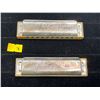Image 2 : Two Marine Band Harmonicas Signed by Rusty Reed