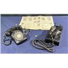 Image 2 : Two Vintage Rotary Phones (one wall hanging, one tabletop) and more