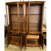 Image 2 : Solid Wood Arcese Brothers China Hutch with Glass Shelves and Lighting and Hidden Drawer 60Wx18Dx76H