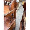 Image 9 : Set Of Antique Wooden Night Stands/End Tables with 3 Drawers and Upper Shelf  17W x 21.5D x 51H