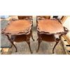 Image 1 : Pair of Matching Antique Decorative End Tables  21Wx21Dx30H