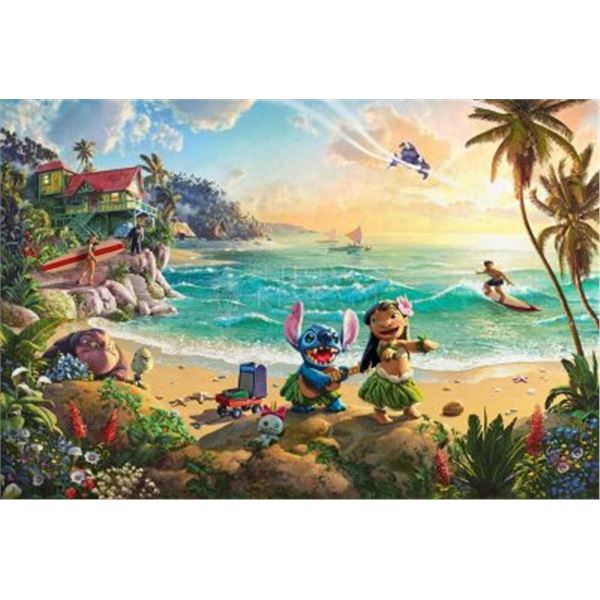 Lilo and Stitch by Kinkade by Kinkade Studios