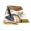 Image 4 : Hermes Multicolor H en Voyage 70 Silk Scarf