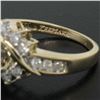 Image 5 : 14k Yellow Gold 1.00 ctw Keepsake Channel Round Diamond Cocktail Engagement Ring