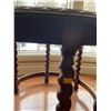Image 2 : Art Nouveau Style Oak Barley Twist Side Table 26Lx26DX18.5H