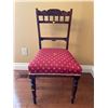 Image 1 : Antique Antique Upholstered Decorative Chair 18Lx20Dx36H