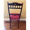 Image 5 : Antique Antique Upholstered Decorative Chair 18Lx20Dx36H