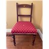 Image 1 : Antique Upholstered Decorative Chair 20Lx22x34.5H