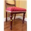Image 4 : Antique Upholstered Decorative Chair 20Lx22x34.5H