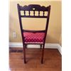 Image 5 : Antique Upholstered Decorative Chair 18Lx19.5Dx36H