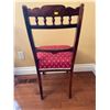 Image 5 : Antique Upholstered Decorative Chair 18Lx19.5Dx36H
