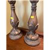 Image 2 : Matching Set of Decorative Candle Holders - Includes Candles 29.5H