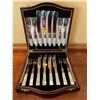 Image 1 : Vintage Silverware Set In Hardwood Case