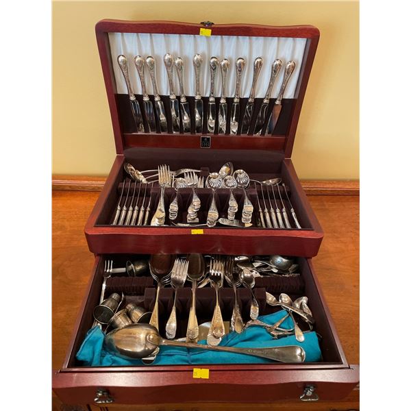 Birks Regency Silver Plated Silverware Set 