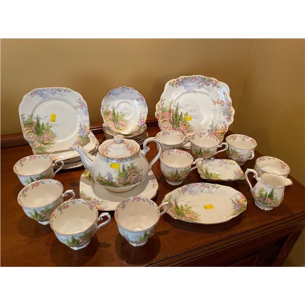 Assorted Collection Of Royal Albert Bone China Kentish Rockery
