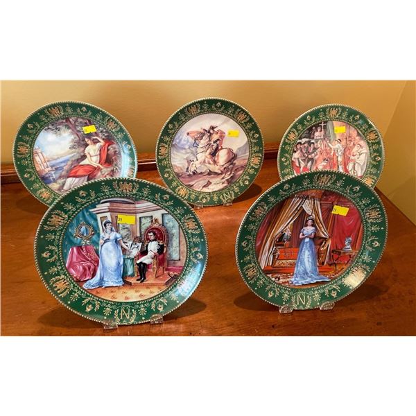 Assorted Collection Of Josephine ET Napoleon De Bolme Collector Porcelain Plates