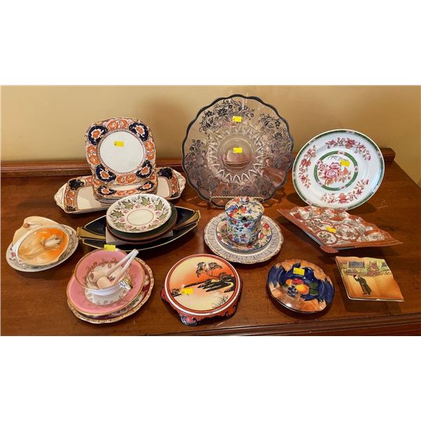Assorted Collection Of Fine Bone China, Decorative Plates & More