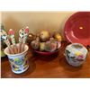 Image 3 : Assorted Collection Of Inside Home Decor - Decorative Plate, Salad Set & More