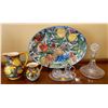 Image 1 : Assorted Collection Of Inside Home Decor - Ceramic Pitcher, Ceramic Serving Tray & More