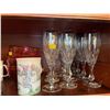 Image 5 : Contents Of Entire Shelf - Crystal Glasses, Fine Bone China, Bowls, & More
