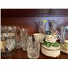 Image 3 : Contents Of Entire Shelf - Crystal Glasses, Vases, Champagne Flutes & More