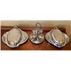 Image 1 : Assorted Collection Of Silver Plated & Pewter Servingware
