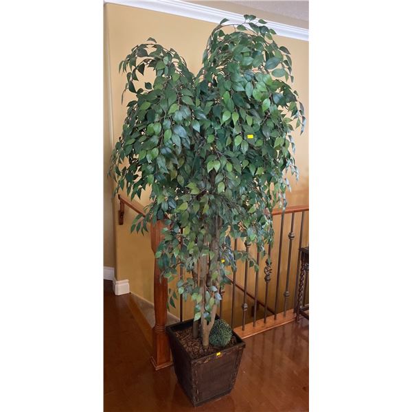 Artificial Weeping Fig Tree In Decorative Container  33Wx33Dx78H