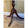 Image 3 : Antique Mahogany Half Moon Entry Table With Metal Claw Feet