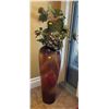 Image 1 : Pottery Vase With Material Made Artificial Flowers 39H